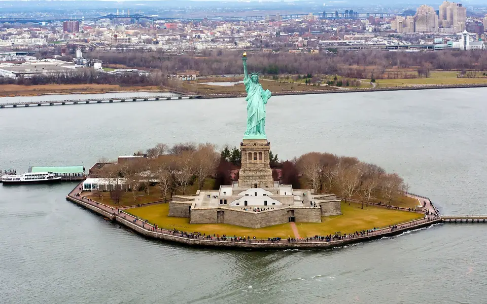 Web design and development in the US: the Statue of Liberty on Liberty Island, New York