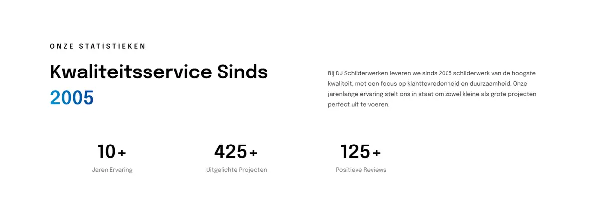 A section of the DJ Schilderwerken website