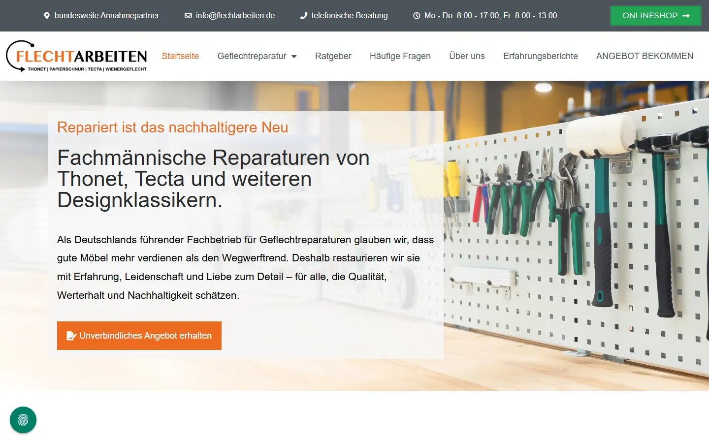 Flechtarbeiten homepage