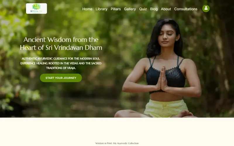 IUVEDA Life website by IdeoXpert