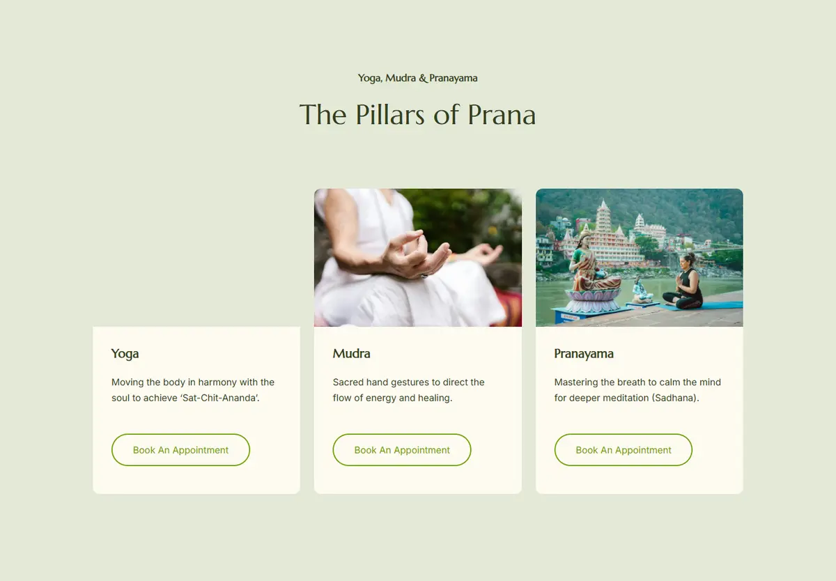 A section of the IUVEDA Life website