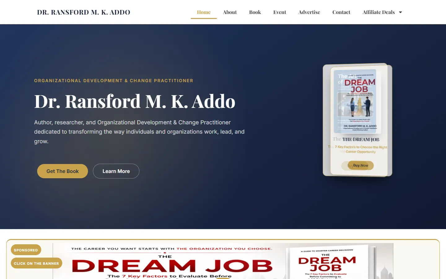 Dr. Ransford Addo homepage
